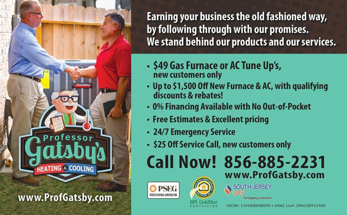 hvac services at Professor Gatsby's NJ Heating and Cooling